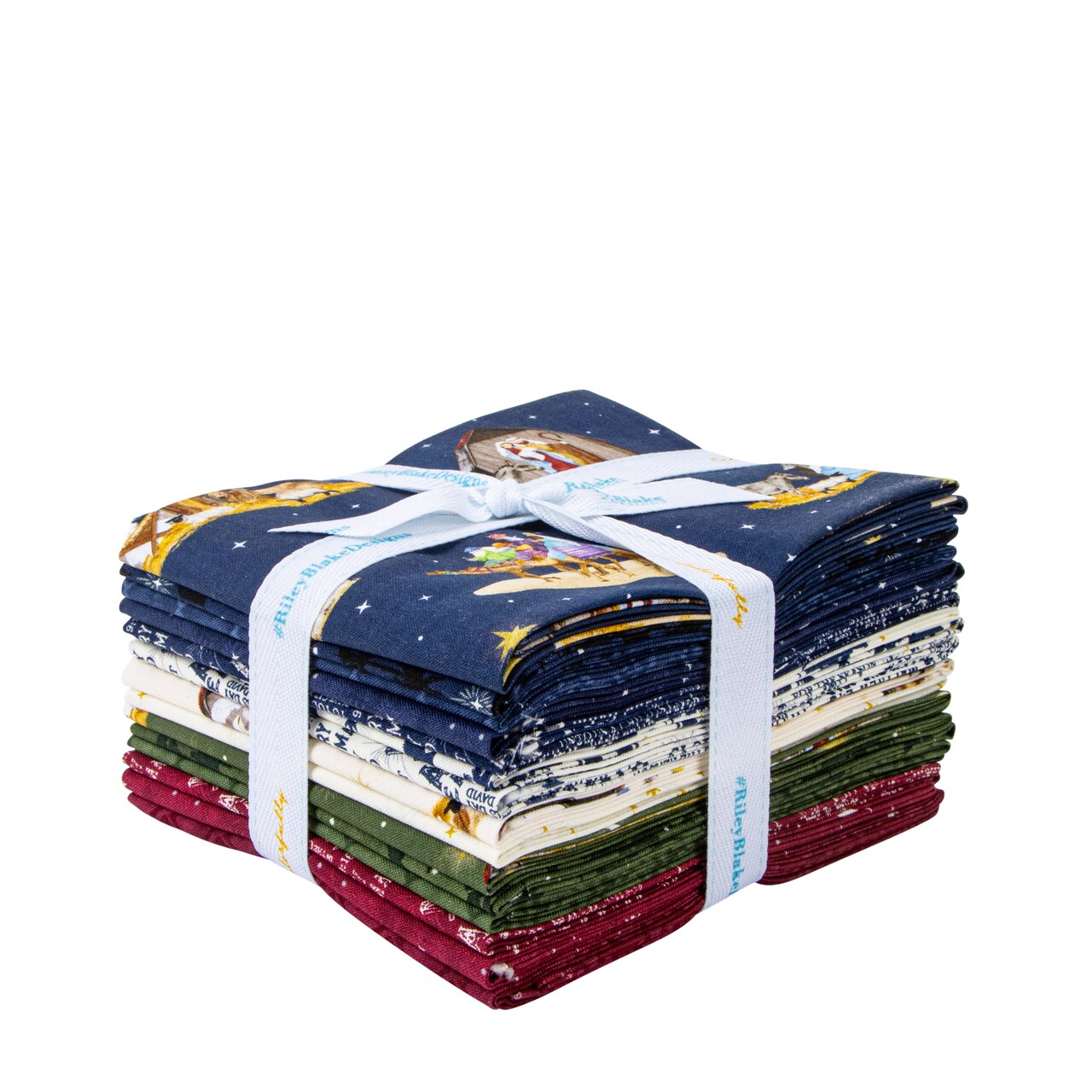 Come Let Us Adore Him Fat Quarter Bundle by Tara Reed for Riley Blake (FQ-16310-15)